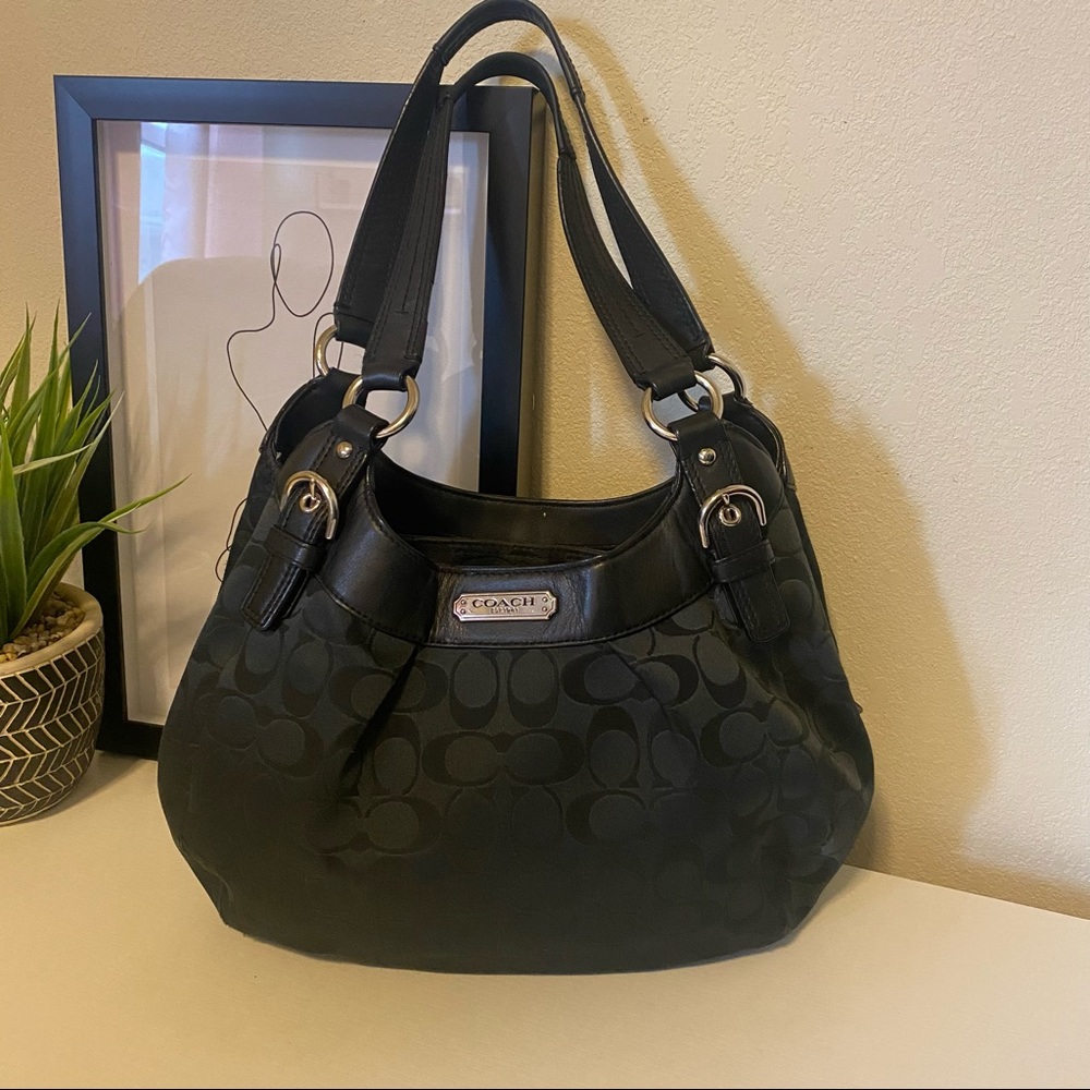 Coach Black Hand bag